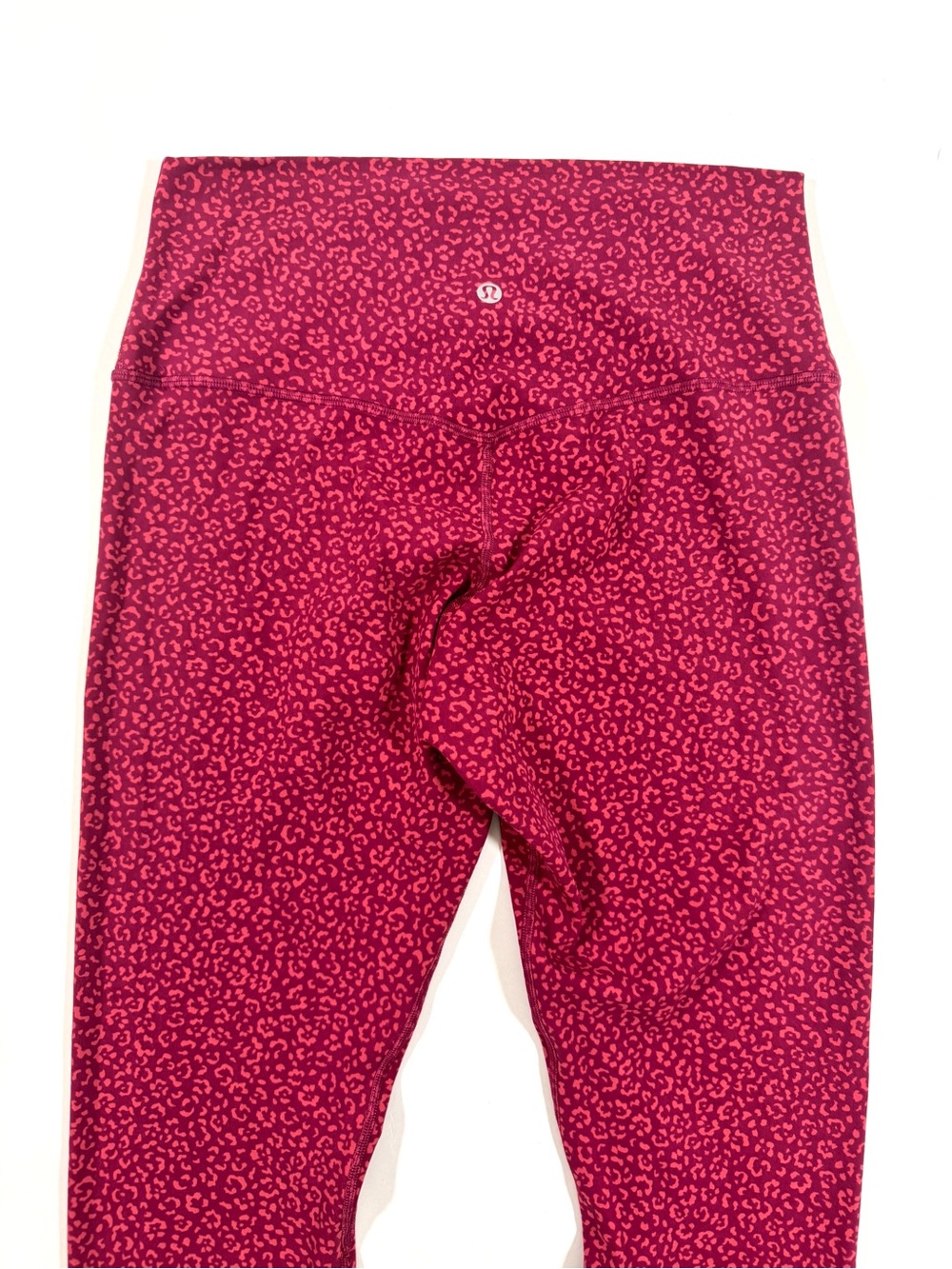 Lululemon Align Pant 28" Leopard Daisy Desert Red Magenta Smoke - Picture 3 of 7